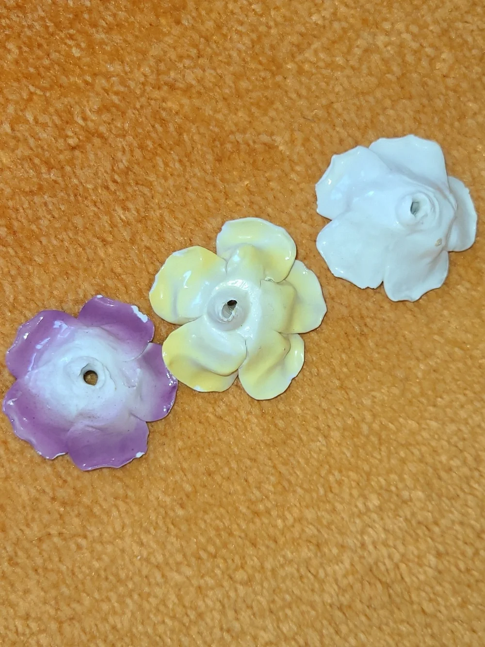 Capodemonte  Enamel Flowers